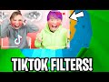 Can We Use TIK TOK FILTERS To BEAT TOWER OF HECK?! (LANKYBOX RAGE MOMENTS!)