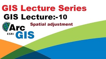 How to use Spatial Adjustment ,How to use spatial adjustment tool in ArcGIS, Spatial adjustment ,