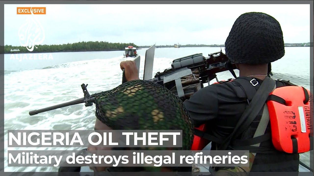 Nigerian military Intensifies operation against crude oil thieves YouTube