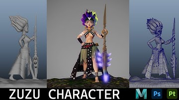 3D STYLIZED CHARACTER || 3D MODELING SHOWREEL 2023  ||  MAYA , SUBSTAINCE