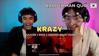 RAPPER HÀN QUỐC HÚ HỒN VỚI MV KRAZY (FT. EVY) - TOULIVER x BINZ x ANDREE RIGHT HAND