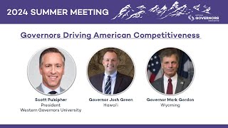 Introduction to Task Force Session on Driving American Competitiveness
