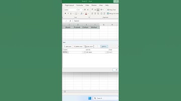 Sort data horizontally in excel | sort data by row in excel #shortsvideo