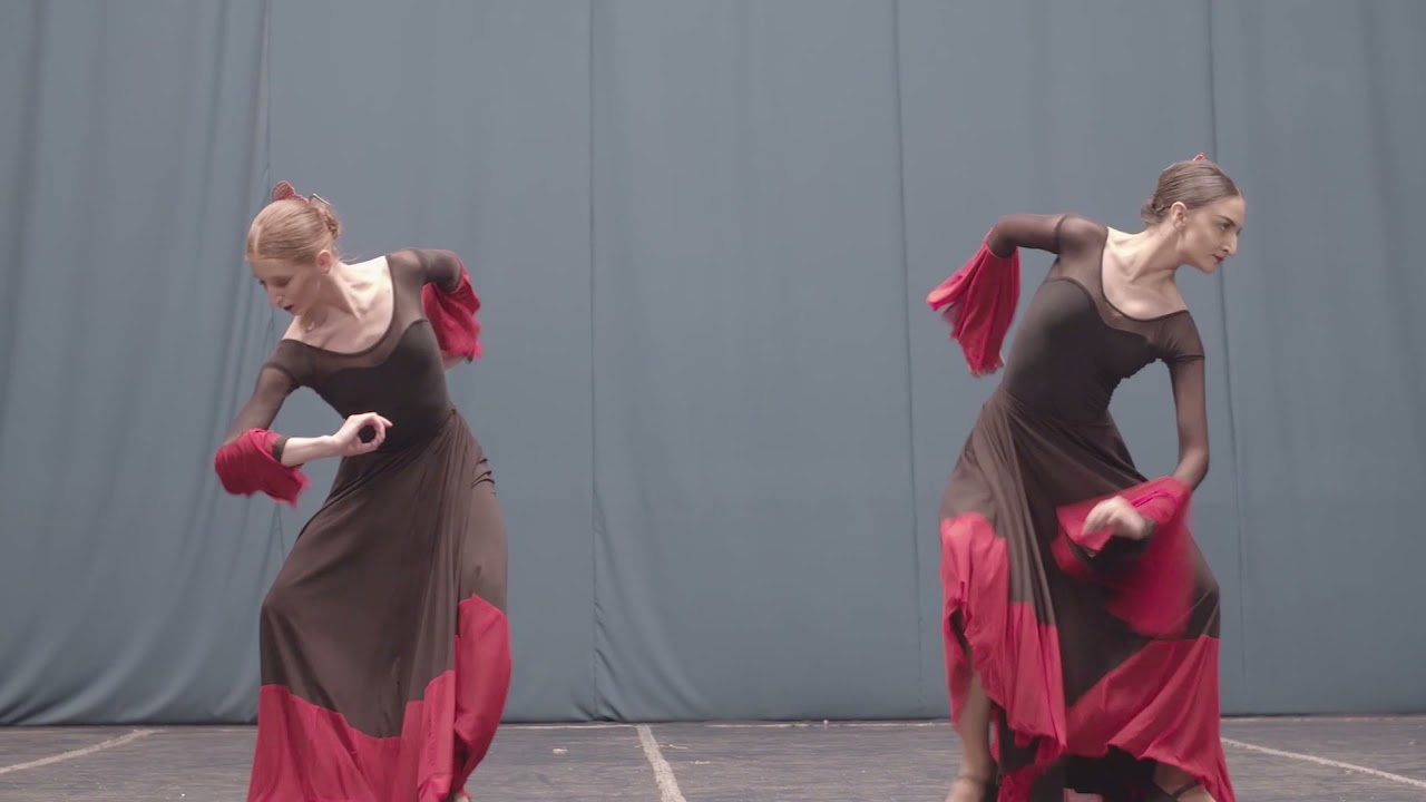 Стилизованный испанский танец фламенко