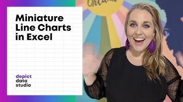 How to Insert Miniature Line Graphs Called Sparklines