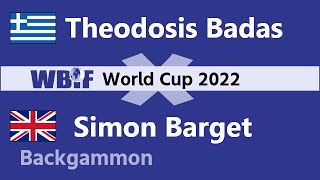 G3 Simon Barget (Snua) vs. Theodosis Badas (SubZero) - Backgammon