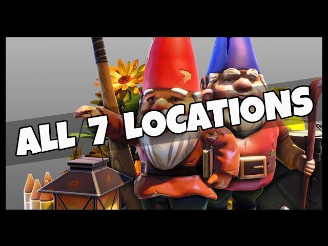 Fortnite Schatzkarte Aus Retail Row Gartenzwerge Die Fundorte - 