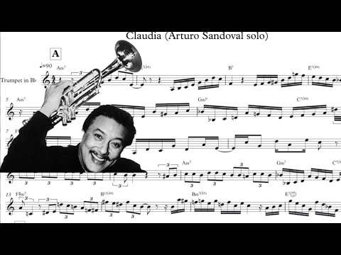 Claudia Arturo Sandoval solo transcription
