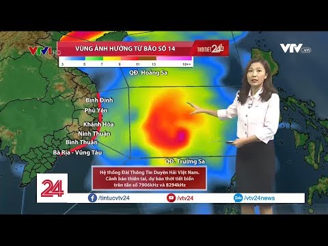 Cảnh báo cơn bão số 14 và cập nhật tình hình không khí lạnh miền Bắc - Tin Tức VTV24