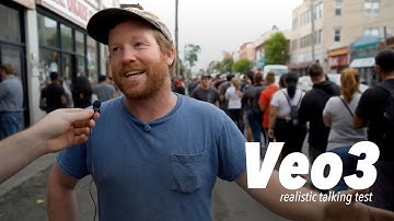 Google Veo3 test // Endless Line in NYC