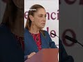 "Las mujeres necesitamos mayor protección del Estado" Sheinbaum #shorts