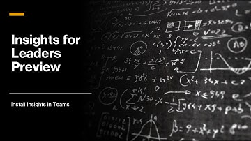 Insights for Leaders Install the App