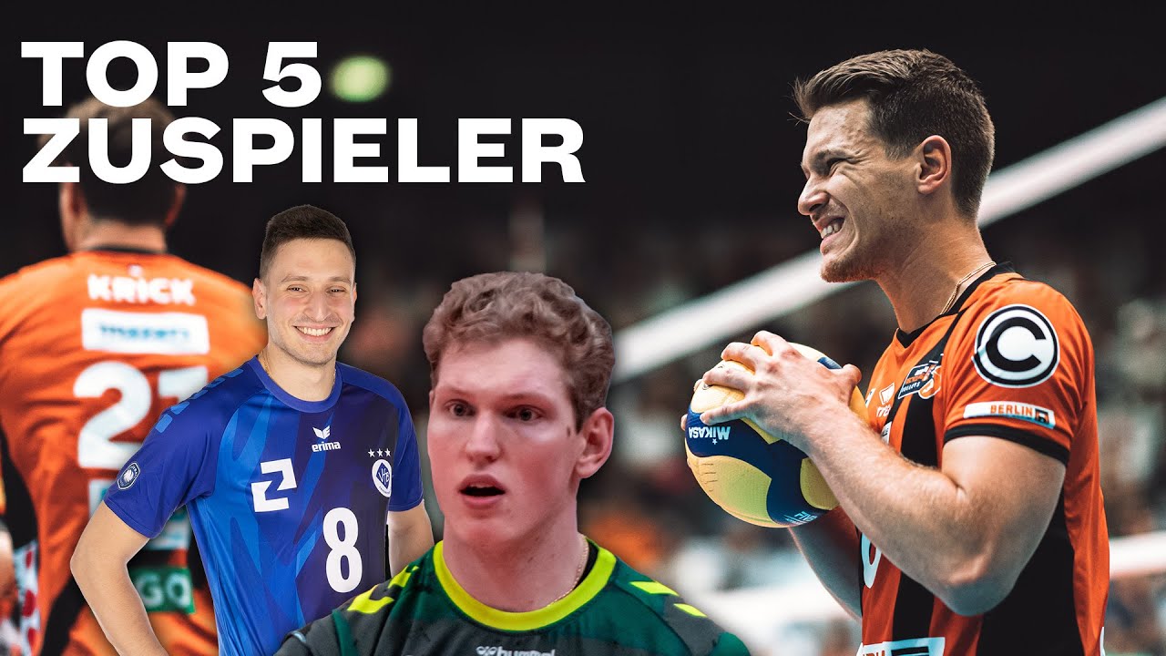 Die TOP 5 Zuspieler der Volleyball Bundesliga!