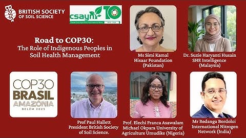 Road to COP30: The Role of Indigenous Peoples in Soil Health Management