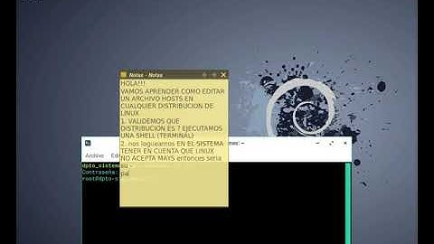 LINUX//EDITAR ARCHIVOS HOSTS EN CUALQUIER DISTRIBUCION