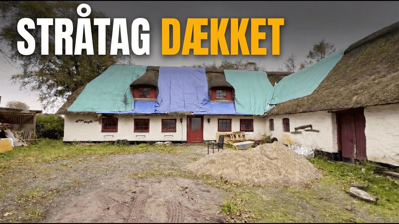 Stråtag sikres mod regn & gulve bankes op -  #11