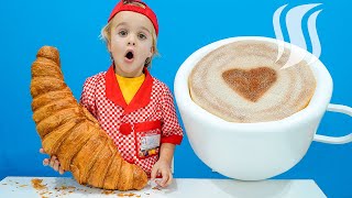 As crianças aprendem a preparar o café da manhã para a mãe e a brincar no café infantil by Vlad e Nikita BeBe Show 186,511 views 1 month ago 9 minutes, 17 seconds