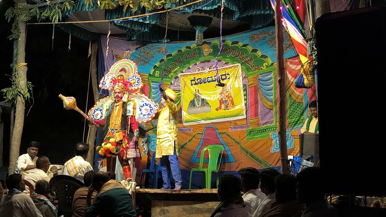 Gotur Bayalata - ಭೀಮಸೇನಾ ( ಬಾರಿಕರ ಹನುಮಂತ) ಅಭಿಮನ್ಯು ಕಾಳಗ.