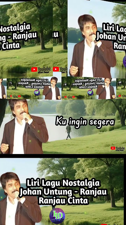 Johan Untung - Ranjau Ranjau Cinta Lirik Lagu Nostalgia #lagunostalgiaindonesia #lagukenangan