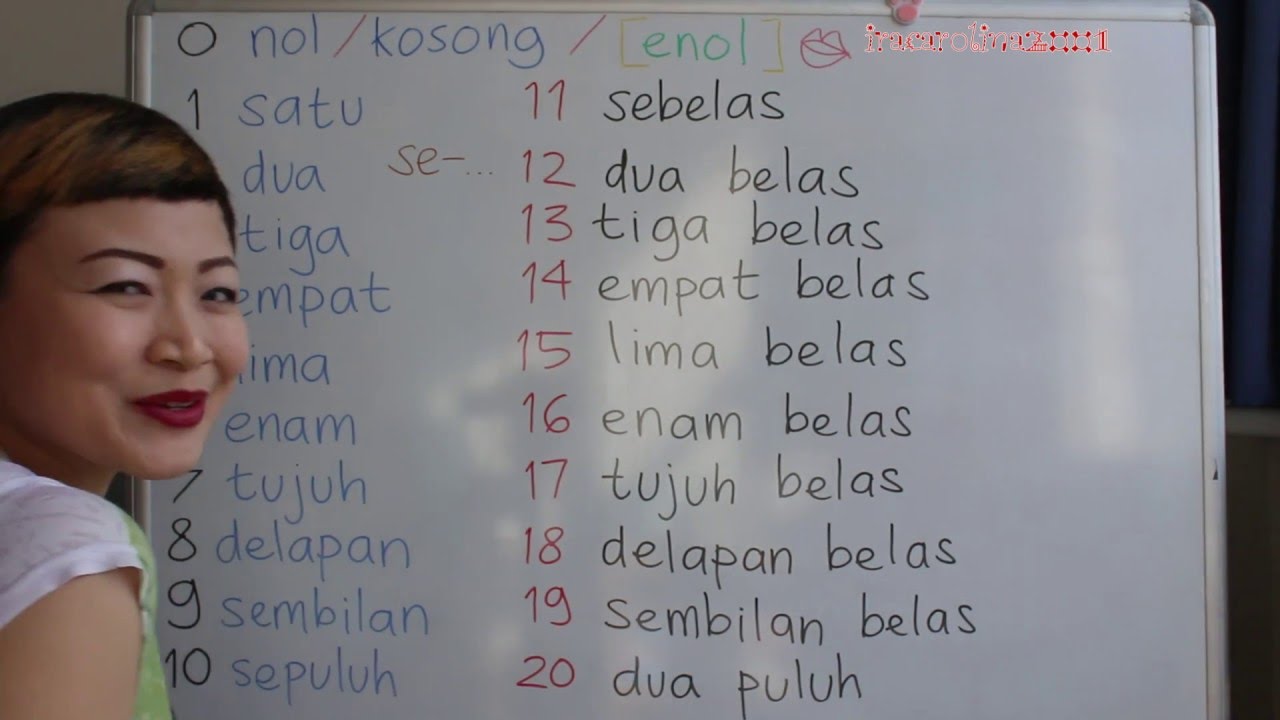 LEARN INDONESIAN LANGUAGE #2 1234 .. 10 #4 11 12 13 14 .. 20 - YouTube