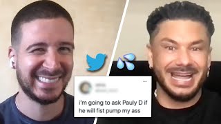 Jersey Shores Dj Pauly D And Vinny Guadagnino Read Thirst Tweets