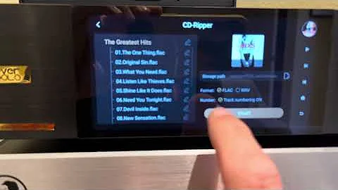 Part 2 of 2 - Eversolo DMP-A6 - Setting location to rip CD to. #streamer #eversolo #cd #music #audio