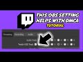How to remove music from twitch vods using obs  twitch dmca help 2023