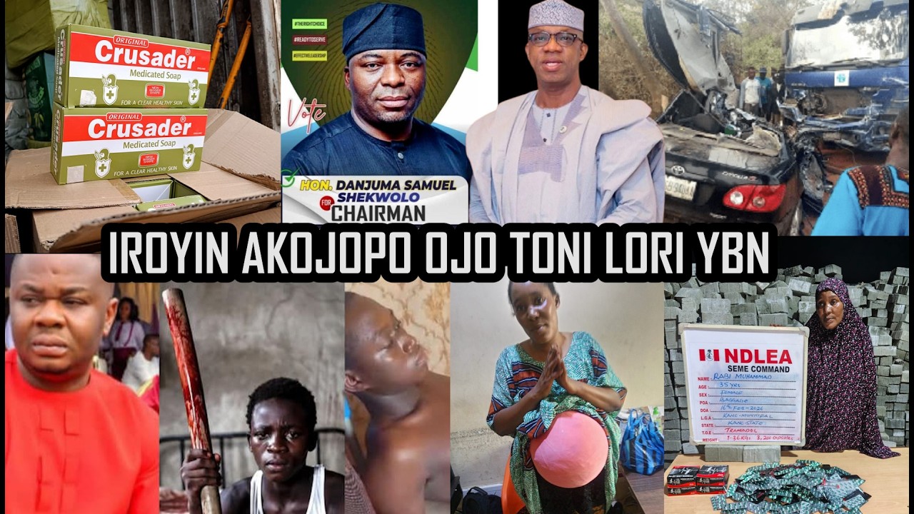 LATEST & TRENDING NEWS FOR THE DAY...IROYIN AKOJOPO AGBEYEWO LORI YBN..NIGERIA & YORUBA NATION NEWS