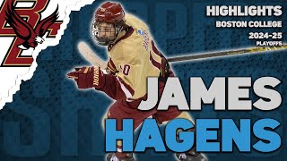 James Hagens 2025 Playoffs Boston College Extended Highlights