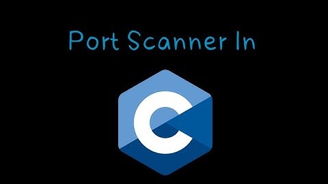 how to code a port scanner in C
