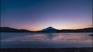Diamond Fuji from Lake Yamanakako (4K)