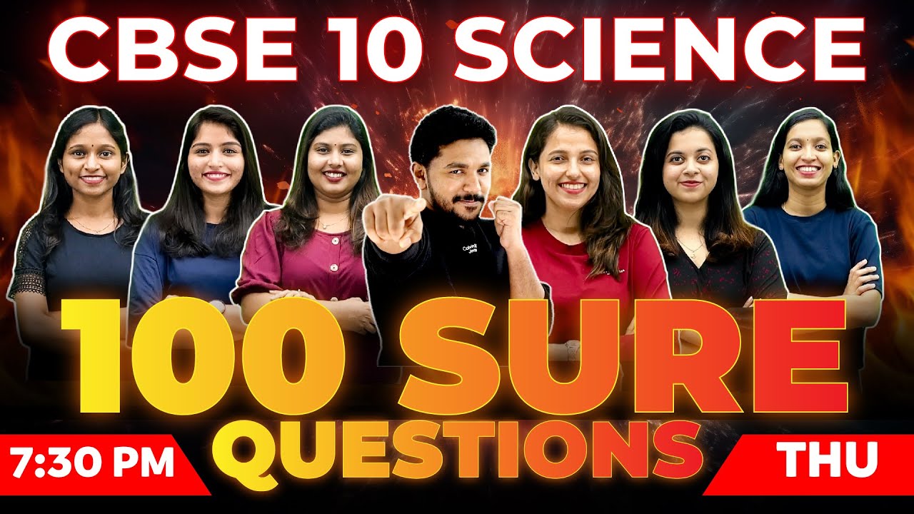 Most Important Topics For Class 10 Science Board Exam 2025