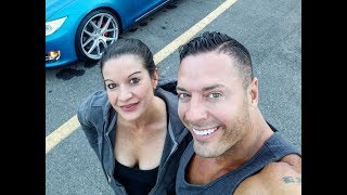 Hot Wife Reviews Tesla Camper Mode | Tesla Fit Guy