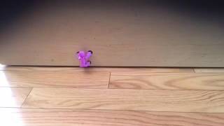 Stikbot tries to climb a cliff