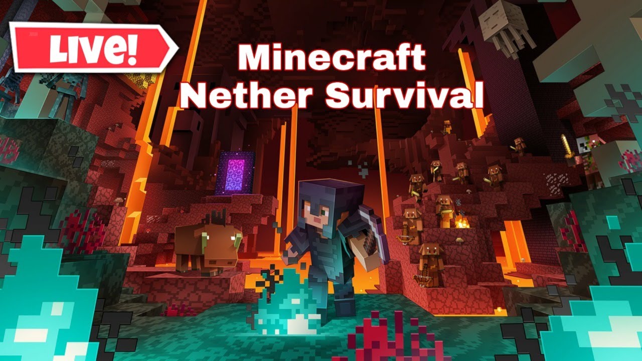 Minecraft Nether Survival live Part 3 - YouTube