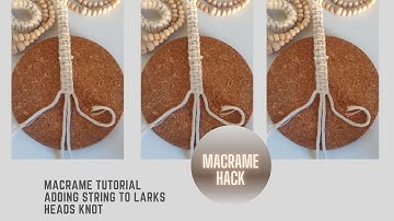 How to Add String when Running Out - Macrame Made Simple
