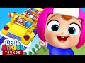 Bebek Ailesiyle Lunaparkta Tren Gezisi | Eğlenceli Ve Öğretici Çocuk Şarkıları | Little Angel Türkçe