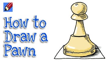 How to Draw a 3D Chess Pawn Real Easy