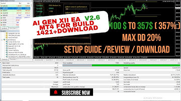 AI GEN XII EA  v2.9  MT4 / Setup guide /review /Download