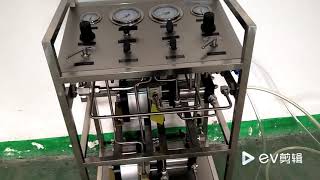 Pneumatic HFC-227ea/FM200 or Novec 1230 Extinguishing agent booster pump transfer filling equipment