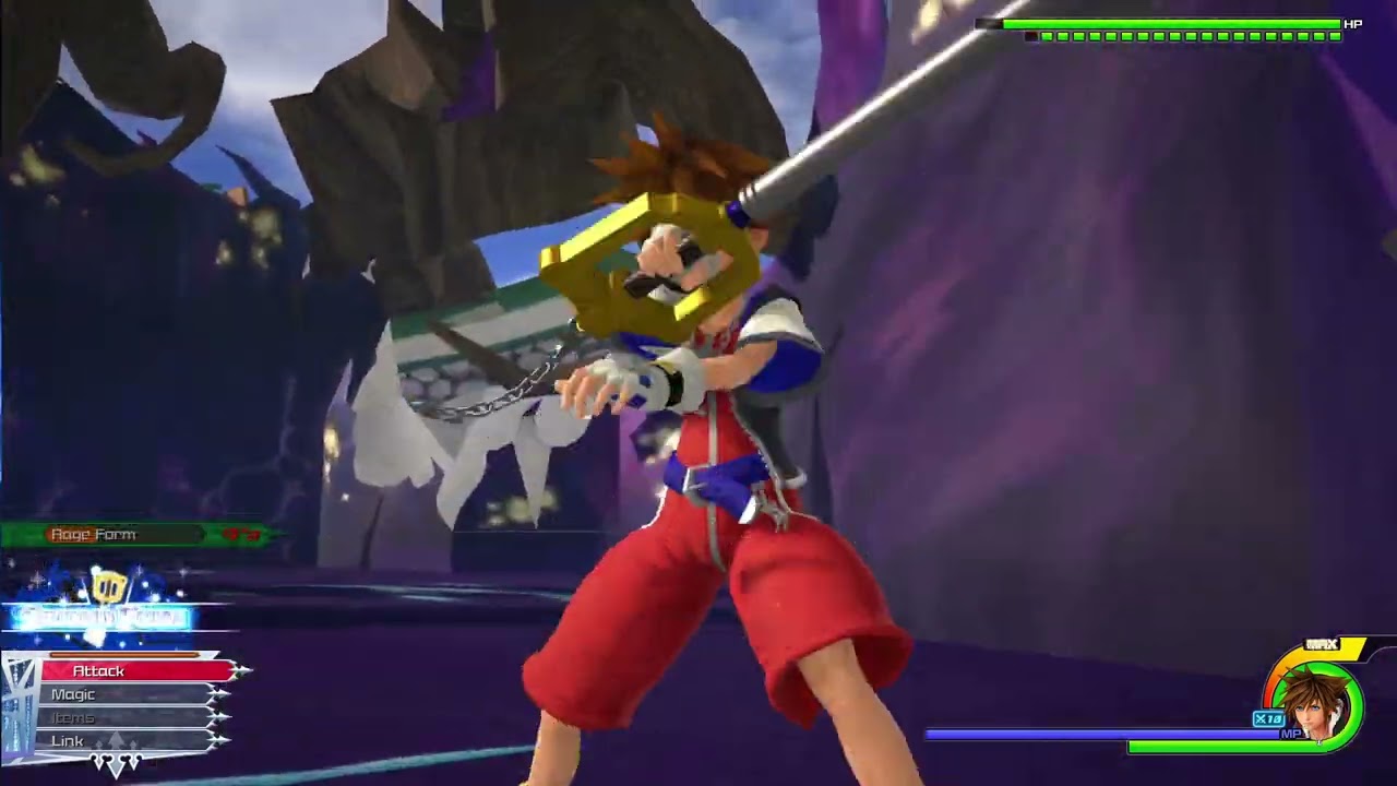 (KH3 Mod Showcase) KH1 Sora Moveset vs Ansem