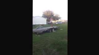 Big frontflip off trailer