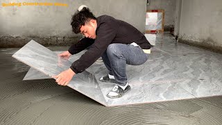 Worker's Skills And Tricks For Building Amazing Bedroom Floors With Ceramic Tiles At The Next Level by Building Construction News 6,826 views 2 months ago 16 minutes