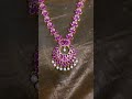 Chandbali Pink Set #jewellery #shorts