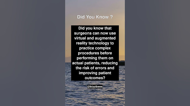 Did You Know Facts - Emerging Technologies in Medicine