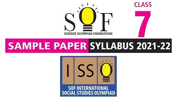 ISSO Social Studies Olympiad Class 7 Sample Paper 2021-22
