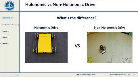 MCT443 Tut 3 Holonomic Constraints