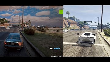 GTA V Graphic Comparison Redux vs Orginal