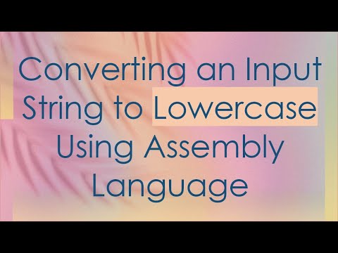 Converting an Input