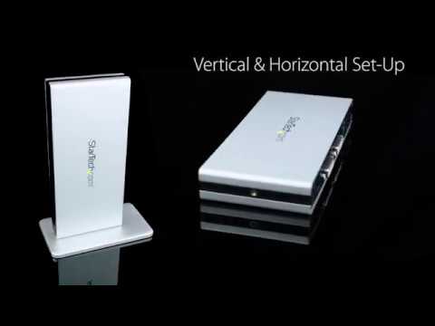 Dual-Monitor USB 3.0 Docking Station 